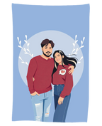 Customized Couple  | Tapestry