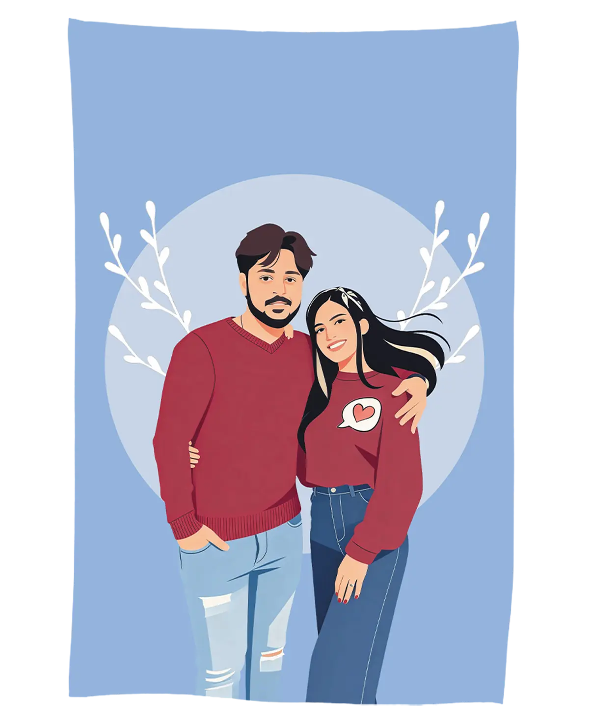 Customized Couple  | Tapestry