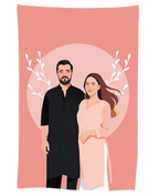 Customized Couple  | Tapestry