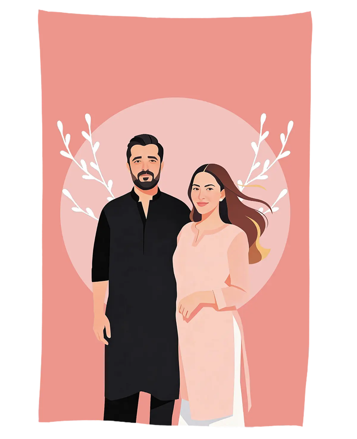 Customized Couple  | Tapestry