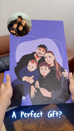 Custom Couple Portrait | Illustrated Art