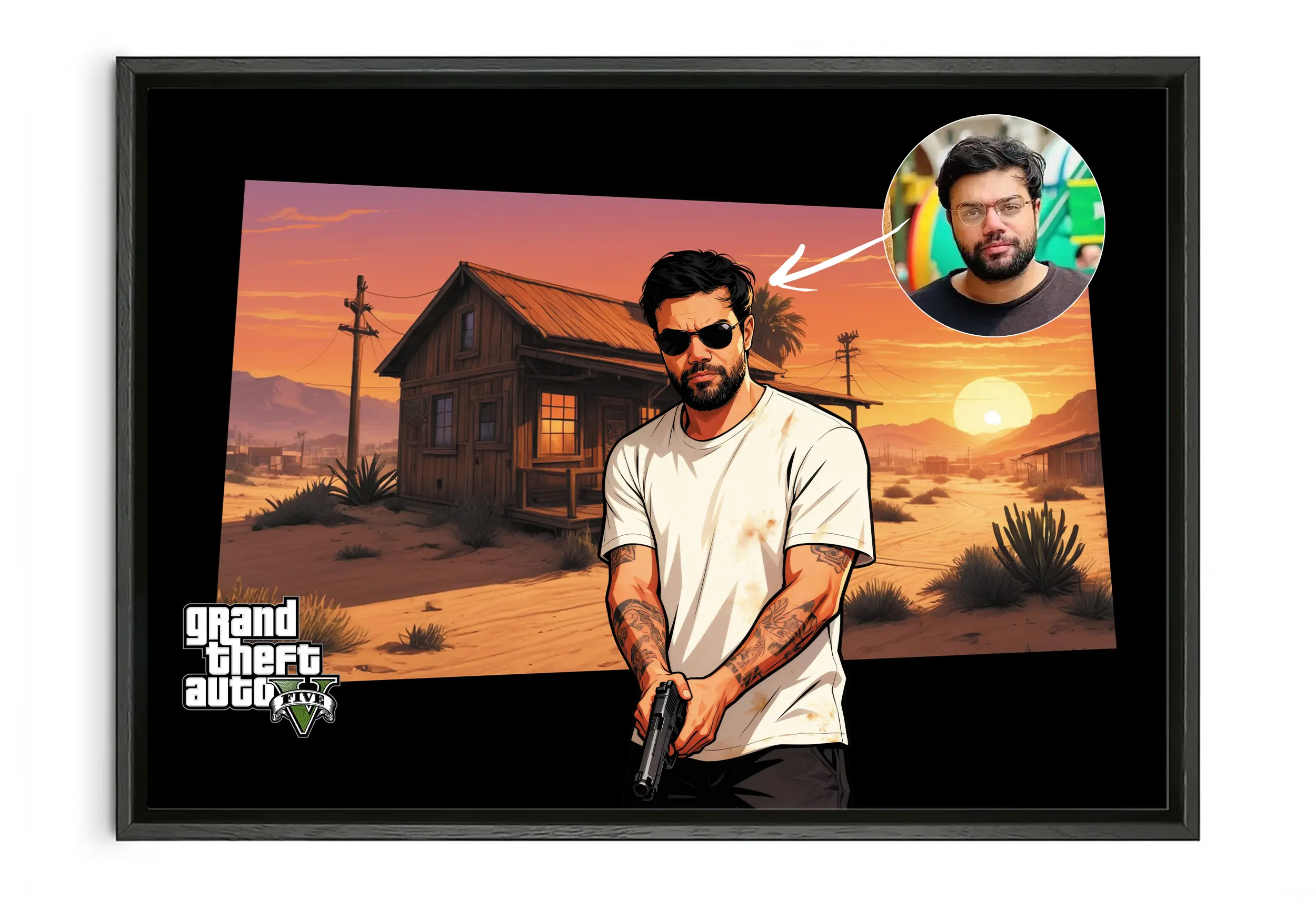 Customized GTA 5 Poster | For Gamers