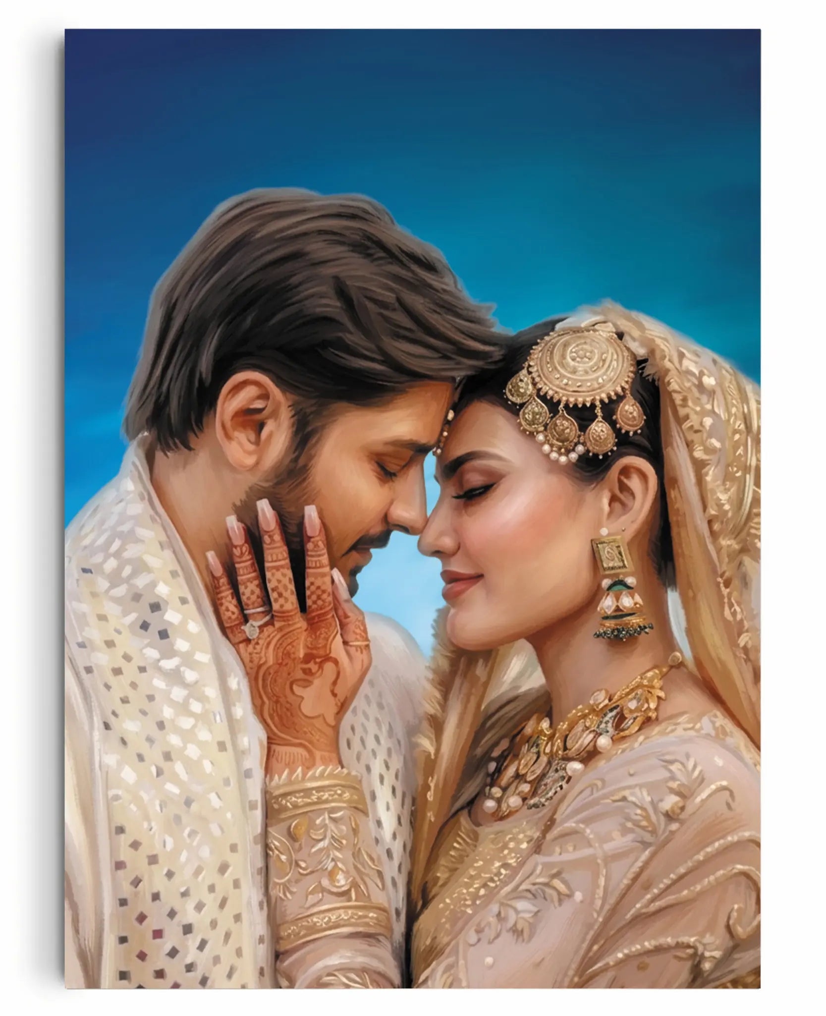 Custom Couple Oil Painting | Standard Quality