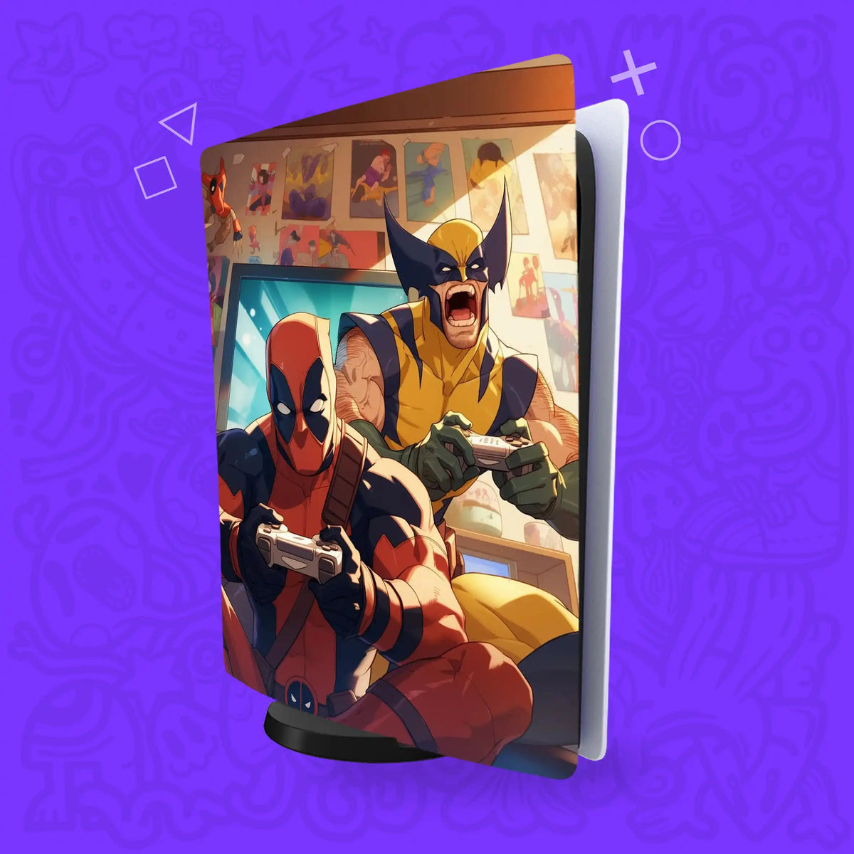 Deadpool vs Wolverine PS5 Skin