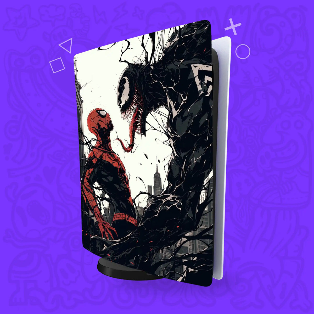 Venom Vs Spiderman PS5 Skin